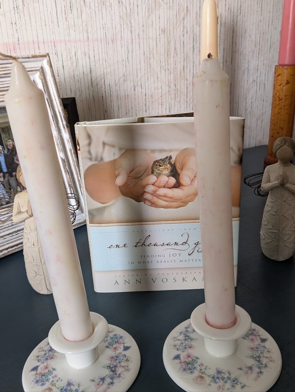 Set Of 2 Wedgwood Bone China Candle Holders
